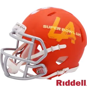 Riddell Super Bowl LVI Replica Mini Speed Hjelm