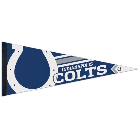 Banderín Premium Roll & Go de los Indianapolis Colts 12" x 30