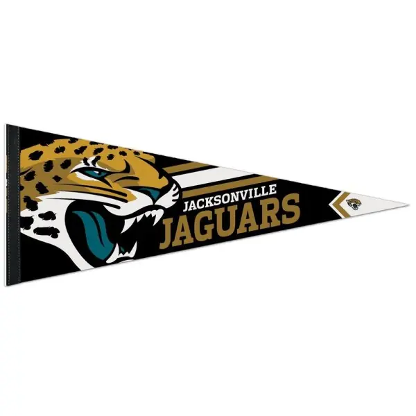 Jacksonville Jaguars Estandarte Premium Enrollar y Llevar 12" x 30"