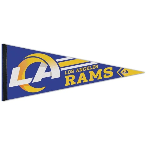 Banderín Premium Roll & Go 12" x 30" de Los Angeles Rams