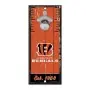 Cincinnati Bengals Bottle Opener Sign 5" x 11"