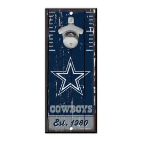 Dallas Cowboys flaskeåbner skilt 5" x 11"