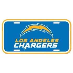 Placa de matrícula de Los Angeles Chargers