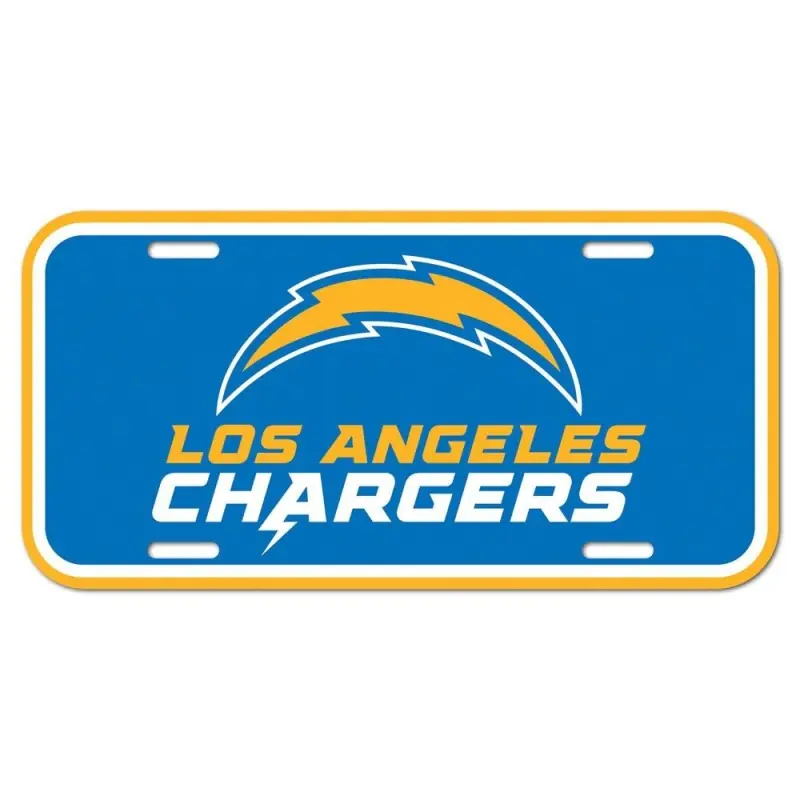 Los Angeles Chargers License Plate
