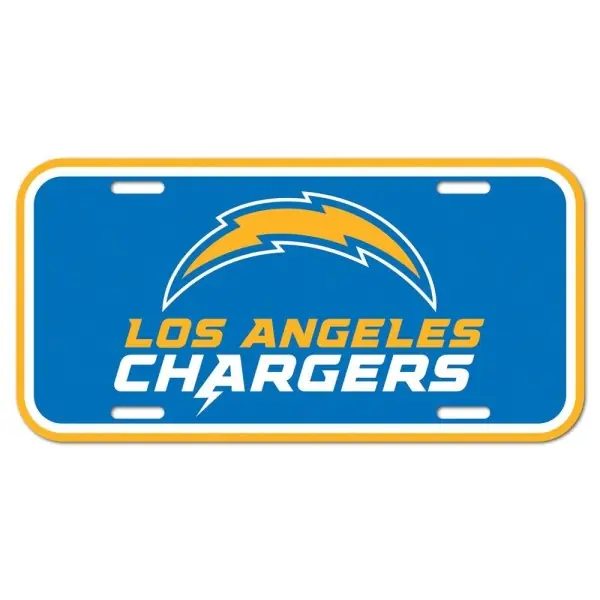 Los Angeles Chargers License Plate