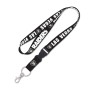 Las Vegas Raiders Blackout Lanyard med löstagbart spänne 1"