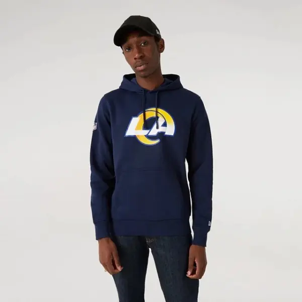 Los Angeles Rams New Era Team Logo Huvtröja