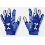 Royal Blue Under Armour F8 Receiver gloves