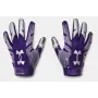 Purple Under Armour F8 Receiver gloves