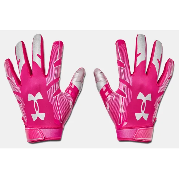 Pink Under Armour F8 Receiver gloves