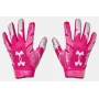 Pink Under Armour F8 Receiver gloves