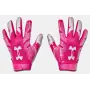 Pink Under Armour F8 Receiver gloves