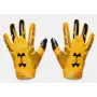 Yellow Under Armour F8 Receiver gloves