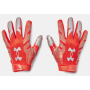Gants Under Armour F8 Receiver orange