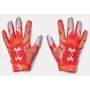 Orange Under Armour F8 Receiver gloves