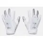 White Under Armour F8 Receiver gloves