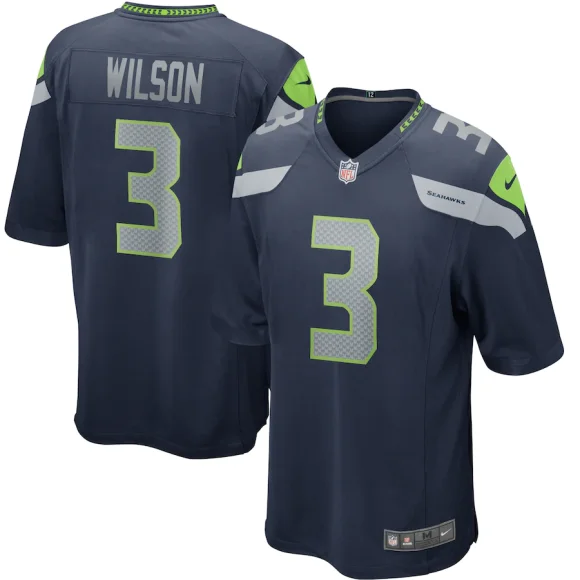 Camiseta de juego Nike de los Seattle Seahawks para mujer - Russell Wilson