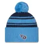 Tennessee Titans New Era 2022 Bonnet à Pompon Sideline