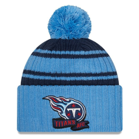 Tennessee Titans New Era 2022 Bonnet à Pompon Sideline