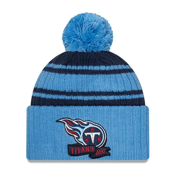 Tennessee Titans New Era 2022 Bonnet à Pompon Sideline