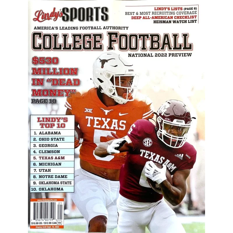 Lindy's Sports College Football 2022 Preview