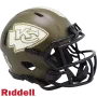 Kansas City Chiefs Riddell Salute To Service Geschwindigkeit Mini-Helm