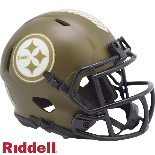 Pittsburgh Steelers Riddell Salute To Service Speed Mini Hjälm