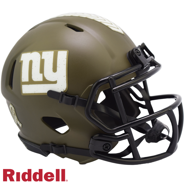 Mini casco Riddell Salute To Service Speed de los New York Giants