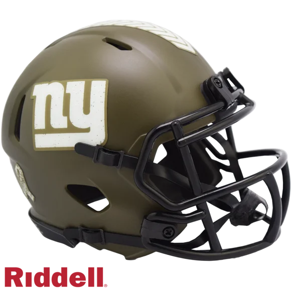 New York Giants Riddell Salute To Service Speed Mini Helmet