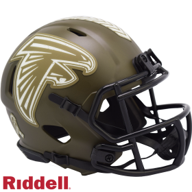 Casque Miniature Vitesse Riddell Salute To Service des Falcons d'Atlanta