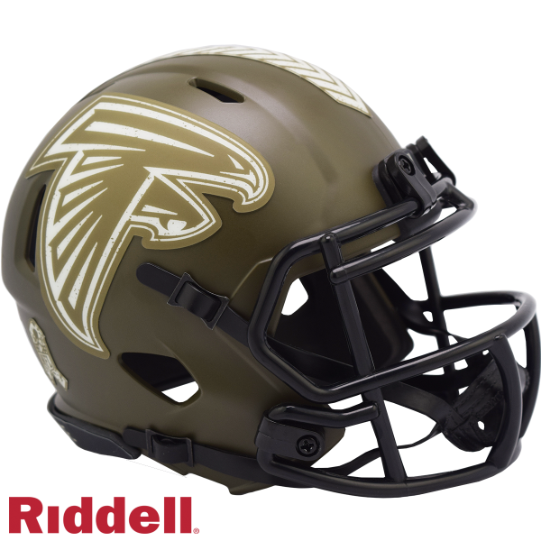 Atlanta Falcons Riddell Salute To Service Geschwindigkeit Mini-Helm