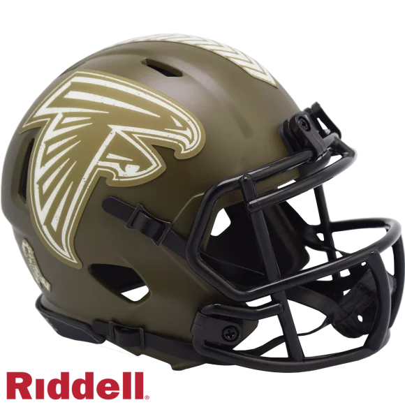 Atlanta Falcons Riddell Salute To Service Geschwindigkeit Mini-Helm