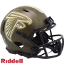 Atlanta Falcons Riddell Salute To Service Geschwindigkeit Mini-Helm