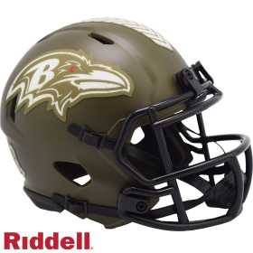 Baltimore Ravens Riddell Salute To Service Speed Mini Hjälm