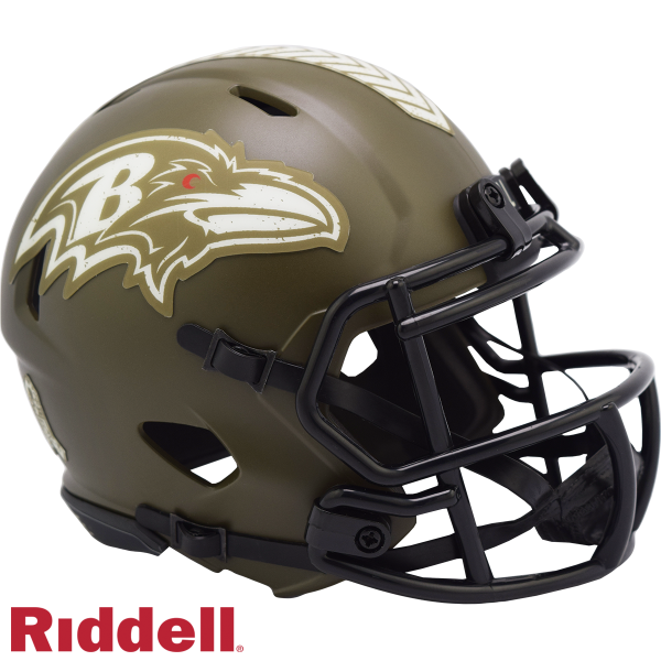 Baltimore Ravens Riddell Salute To Service Speed Mini Helmet