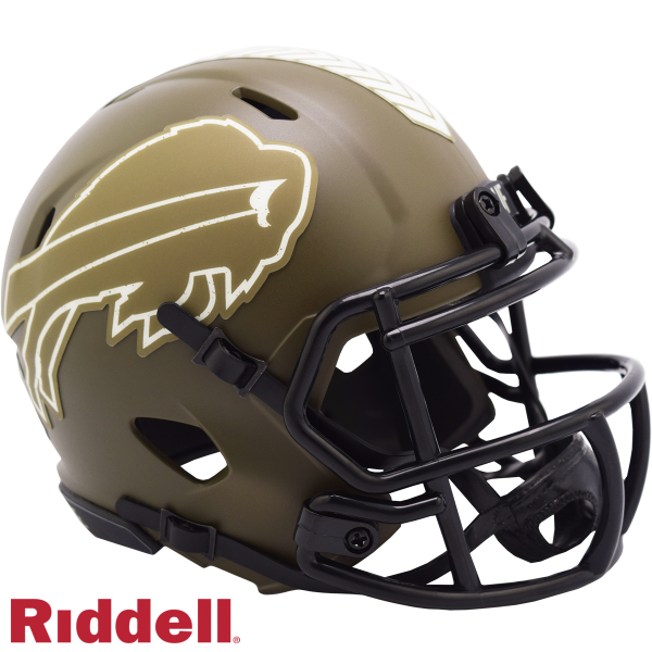 Buffalo Bills Riddell Salute To Service Geschwindigkeit Mini-Helm