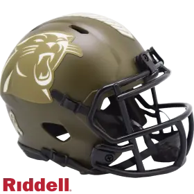 Carolina Panthers Riddell Salute To Service Speed Minihelm