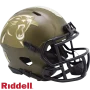 Mini casco Riddell Salute To Service Speed de los Carolina Panthers