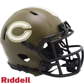 Chicago Bears Riddell Salute To Service Speed Mini Hjälm