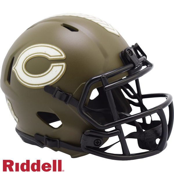 Chicago Bears Riddell Salute To Service Mini Casco Speed