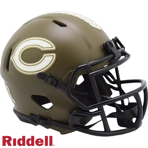 Chicago Bears Riddell Salute To Service Speed Mini Hjälm