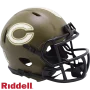 Chicago Bears Riddell Salute To Service Geschwindigkeit Mini-Helm