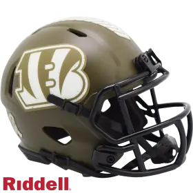 Cincinnati Bengals Riddell Salute To Service Speed Mini Helmet