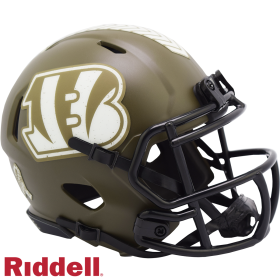 Mini casco Riddell Salute To Service Speed de los Cincinnati Bengals