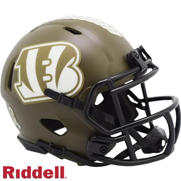 Cincinnati Bengals Riddell Salute To Service Speed Mini Casco