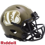 Cincinnati Bengals Riddell Salute To Service Speed Mini-hjelm
