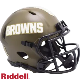 Cleveland Browns Riddell Salute To Service Speed Mini Hjelm