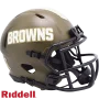 Cleveland Browns Riddell Salute To Service Geschwindigkeit Mini-Helm