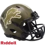 Mini casco Riddell Salute To Service Speed de los Detroit Lions