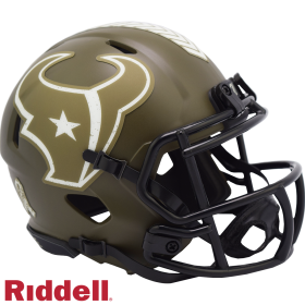 Houston Texans Riddell Salute To Service Speed Mini Casco